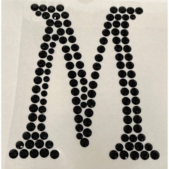 Recollections Halloween Bling Rhinestone Gem Embellishment Letter M 354007 42245 - Picture 1 of 3